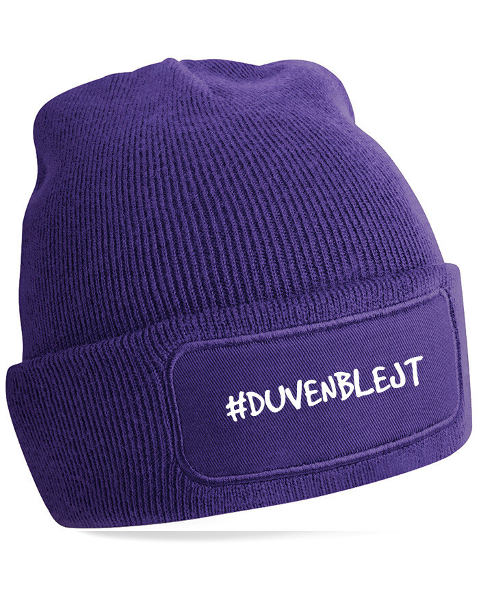 Čepice s obdélníkovou nášivkou DuVenBlejt