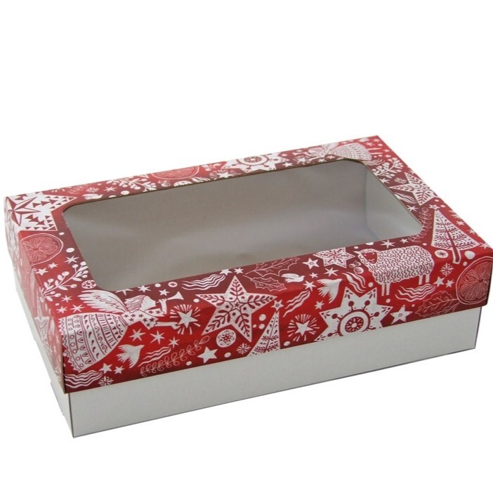 Astera G, s.r.o. Krabice na cukroví Kouzlo Vánoc (červená)