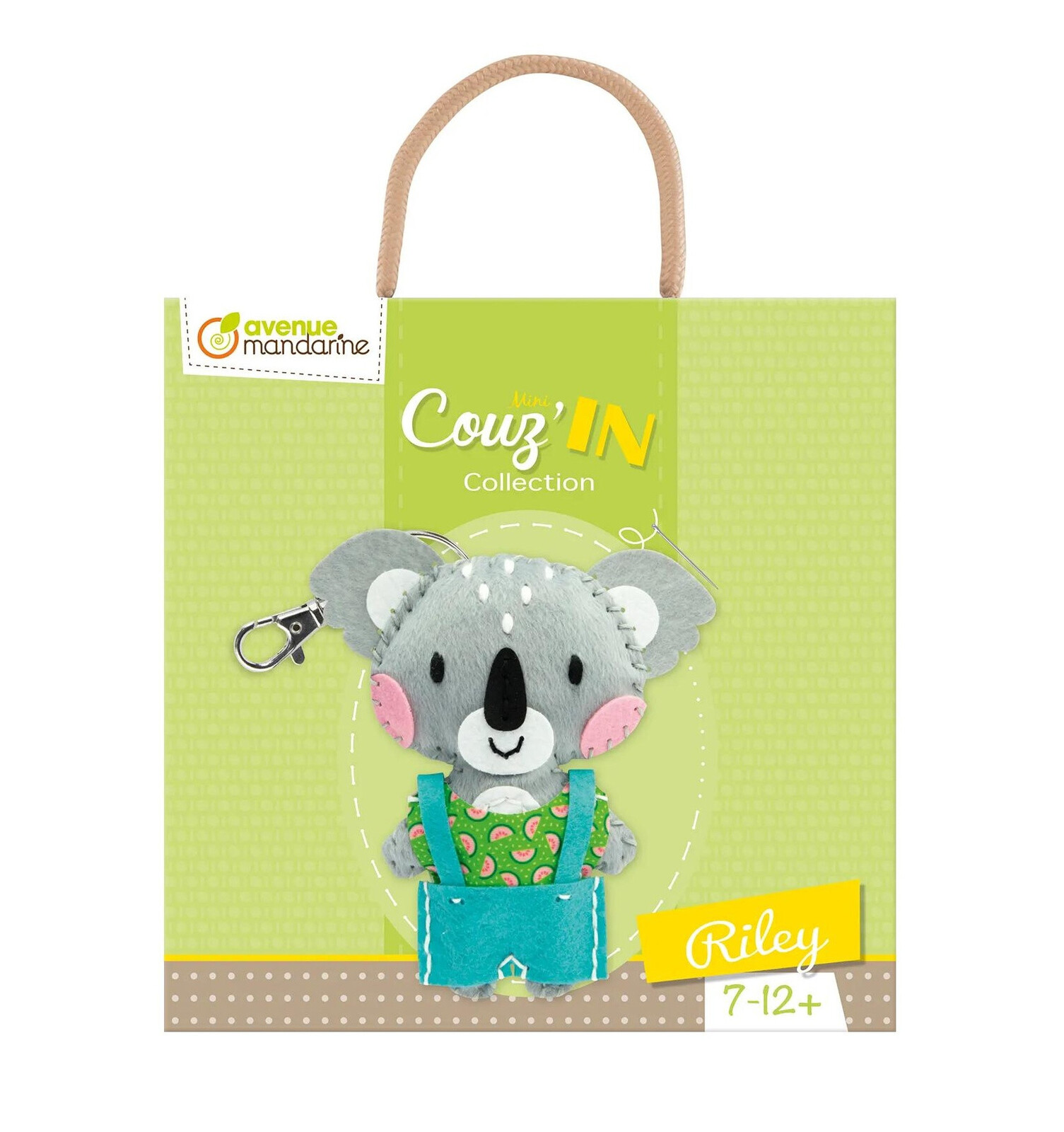 Kreativní sada - přívěsek k ušití koala Riley