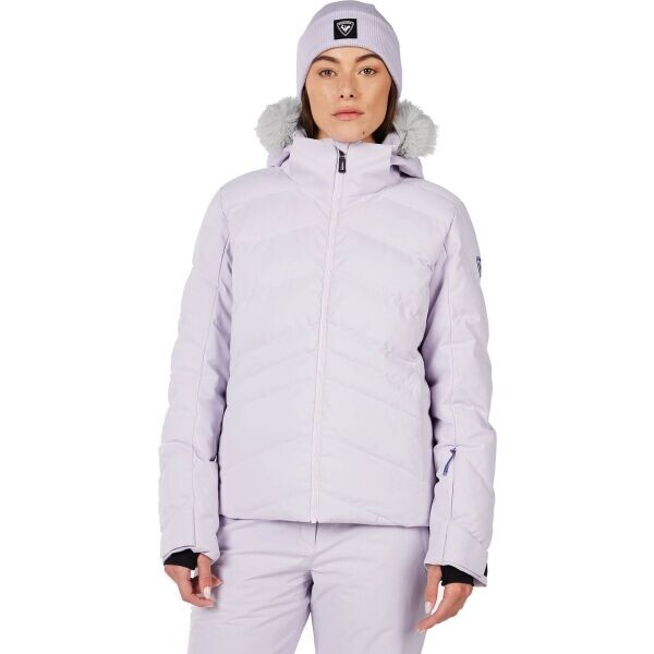 Rossignol W STACI INSULATED JKT Dámská lyžařská bunda, fialová, velikost