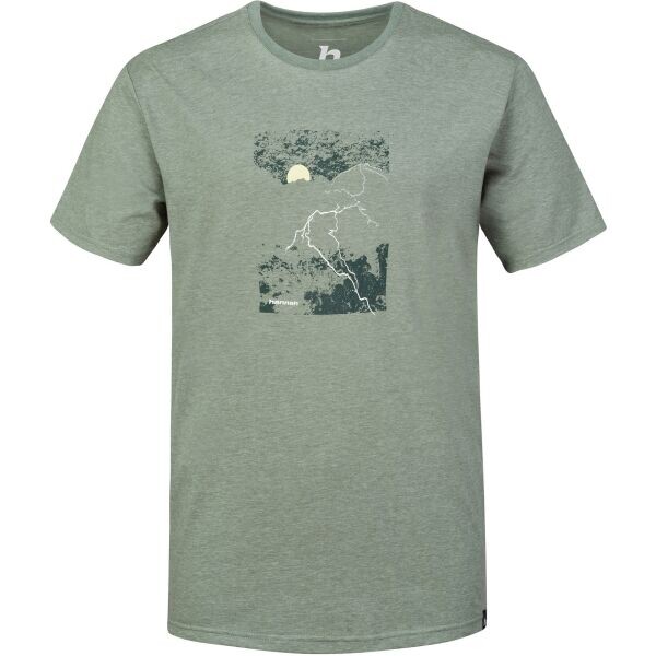 Hannah DANNY Pánské tričko, světle zelená, velikost