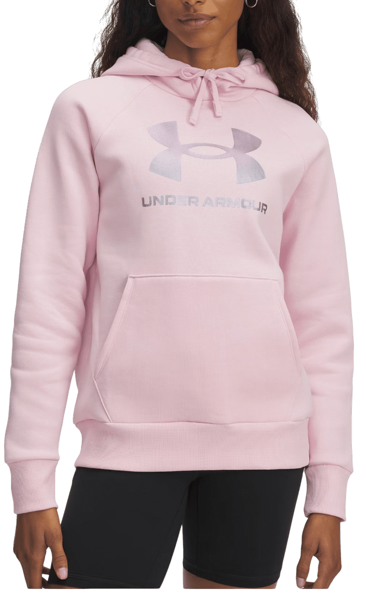 Mikina s kapucí Under Armour UA Rival Flc Shimmer Hdy