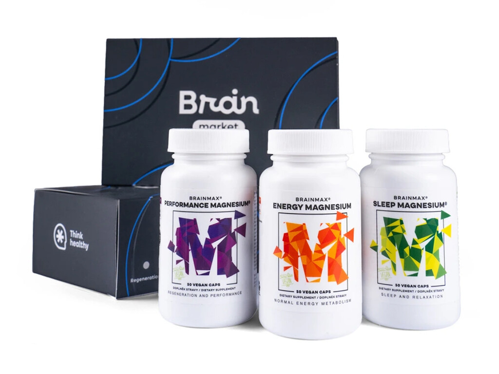 BrainMax Vánoční sada MINI TRIO Magnesium