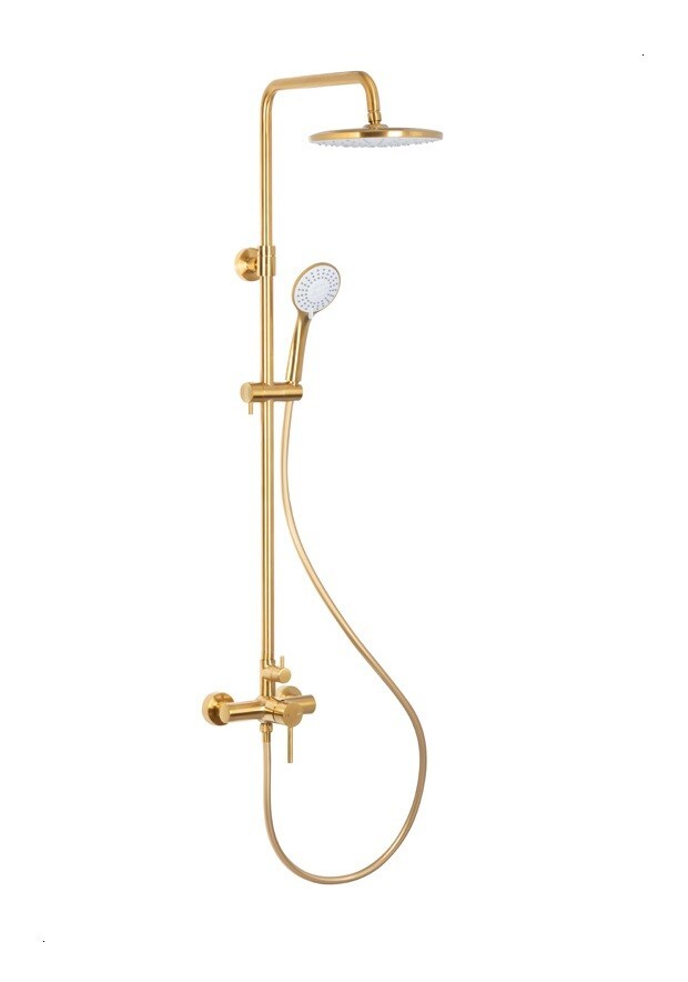 KFA MOZA SPRCHOVÝ SLOUP S BATERIÍ, KARTÁČOVANÉ ZLATO 5036-910-31