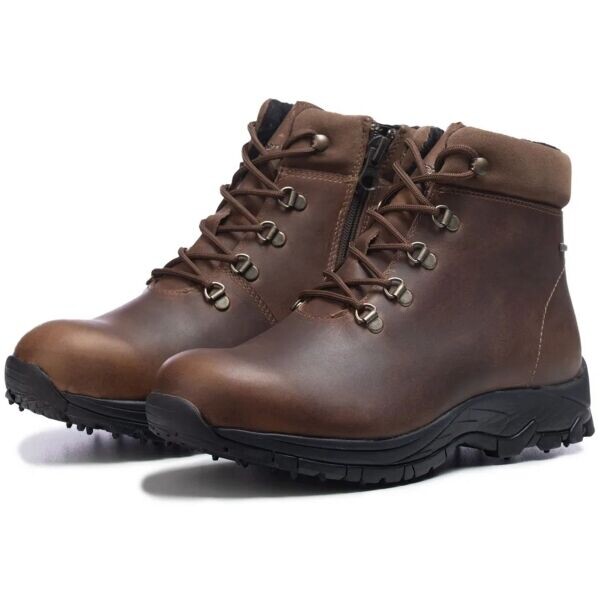 POMAR AHKIO Pánská zimní obuv, hnědá, velikost