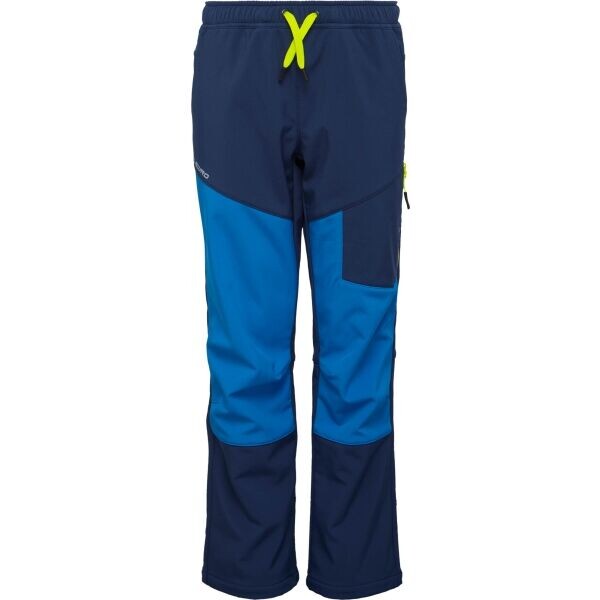 Lewro DIEDE Chlapecké softshellové kalhoty, tmavě modrá, velikost 152-158