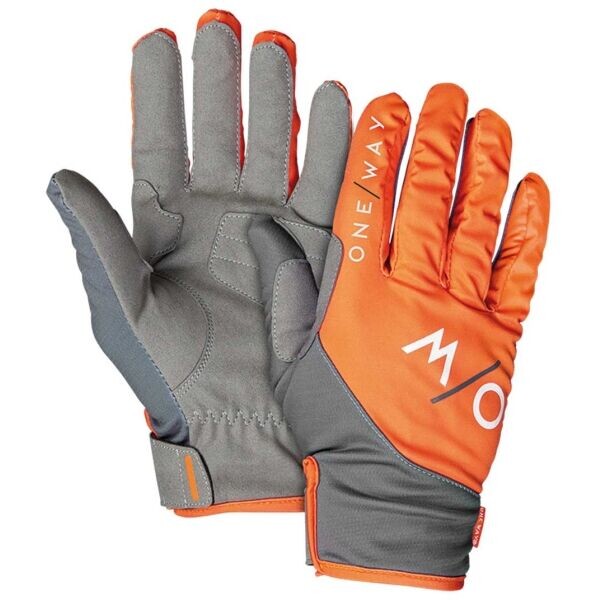 ONEWAY STORM Běžecké rukavice, šedá, velikost