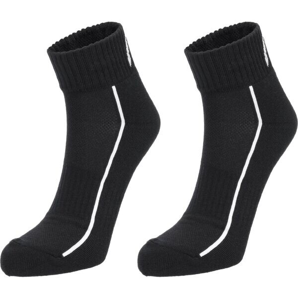 Head ALL SPORTS PERFORMANCE QUARTER 2P Unisex ponožky, černá, velikost 39-42