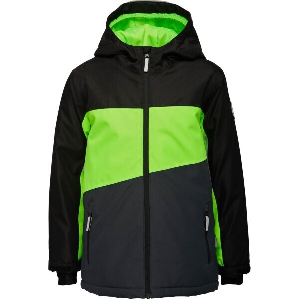 Lewro DARRYN Chlapecká lyžařská bunda, černá, velikost 164-170