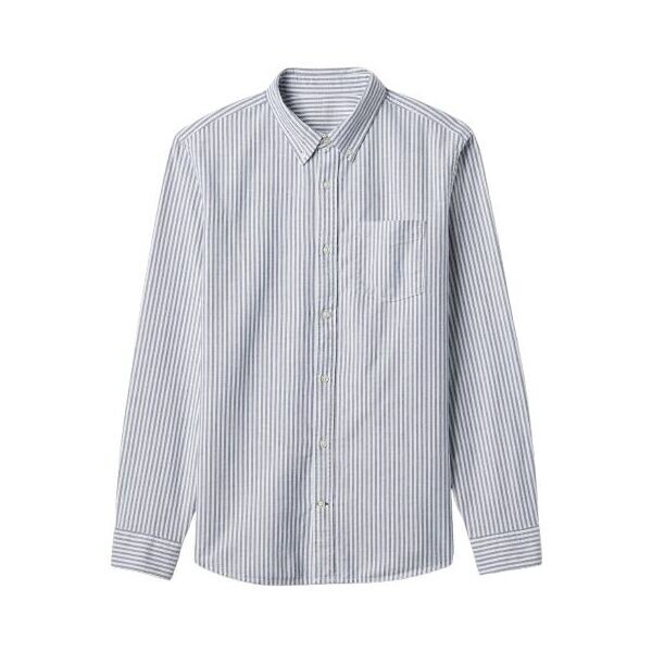 GAP V-LS STANDARD OXFORD Pánská košile, modrá, velikost