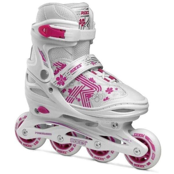 Roces JOKEY 3.0 GIRL Dětské kolečkové brusle, bílá, velikost