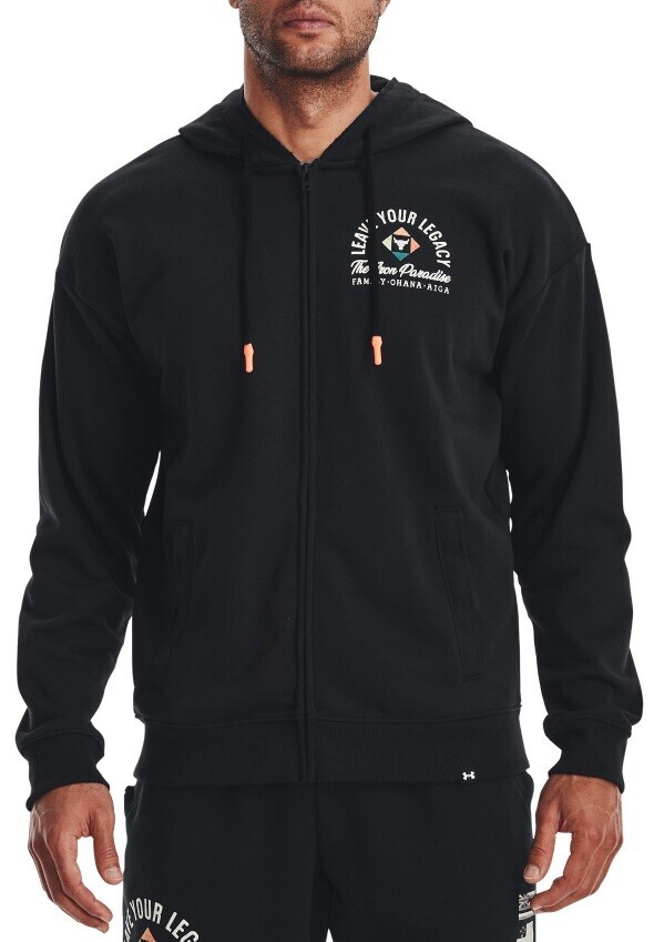 Mikina s kapucí Under Armour Pjt Rck HW Terry FZ Fam