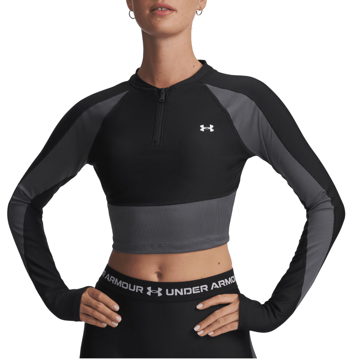 Triko s dlouhým rukávem Under Armour UA HG Rib 1/4 Zip