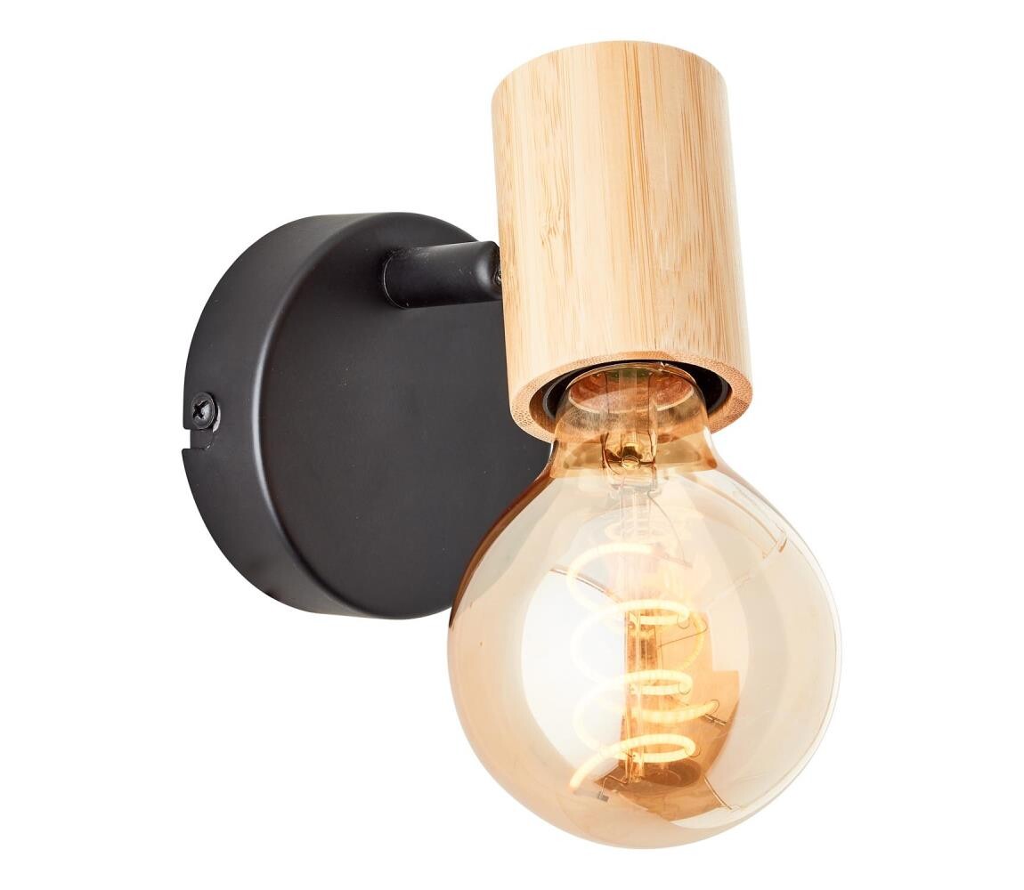 Brilliant - Nástěnné bodové svítidlo KERRY 1xE27/40W/230V bambus 99714/76