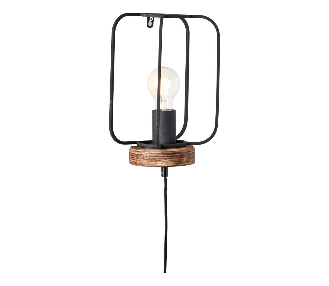 Brilliant - Nástěnná lampa TOSH 1xE27/52W/230V topol 99499/66