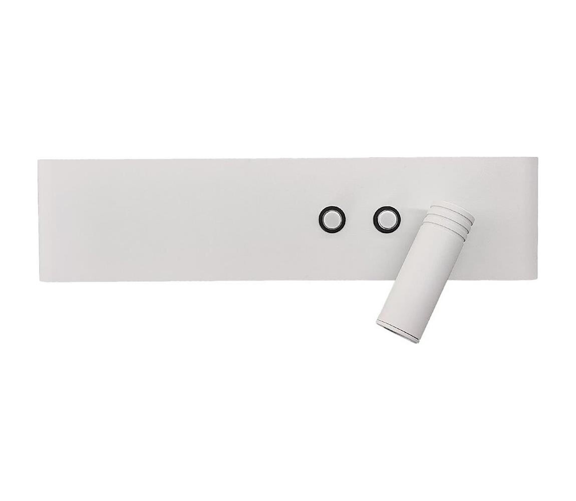 LED Nástěnné bodové svítidlo RESORT LED/10W/230V + LED/3W bílá pravá ML1569