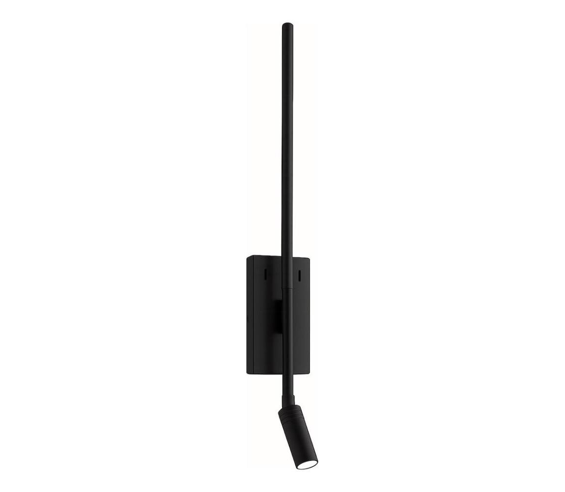 LED Nástěnné svítidlo TORCH LED/6W/230V + LED/3W černá ML1566