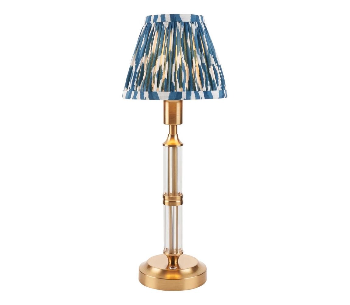 Endon 114846 - LED Stm. nabíjecí stolní lampa MORTON LED/1,5W/5V mosaz/modrá 114846