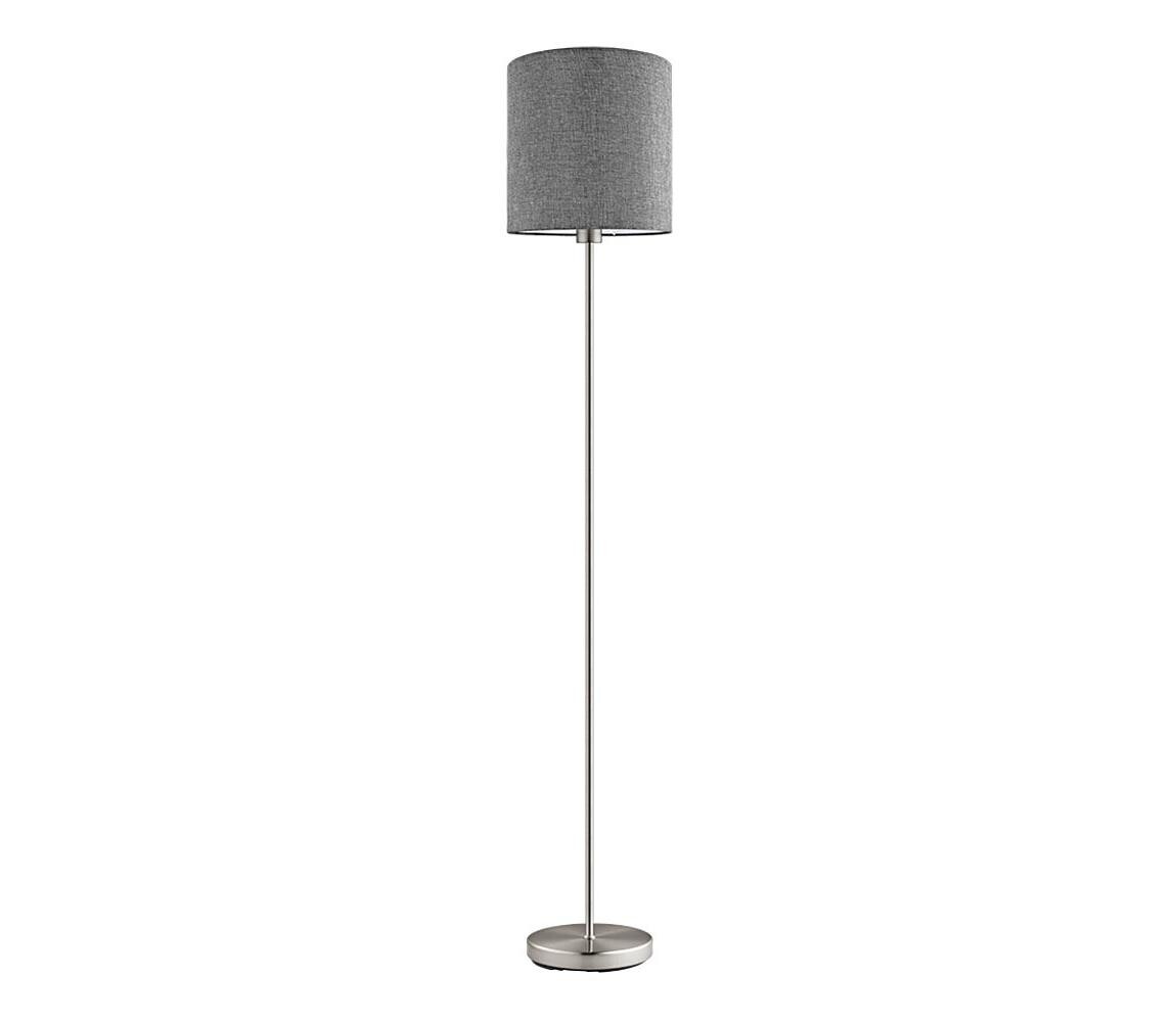 Eglo 96377 - Stojací lampa PASTERI 1xE27/60W/230V šedá 96377