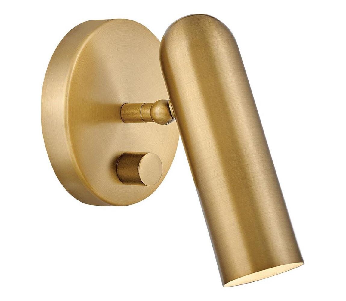 Elstead Hinkley HK-DAX1-HB - LED Stmívat. nástěnné svítidlo DAX LED/9W/230V 3000K zlatá HK-DAX1-HB