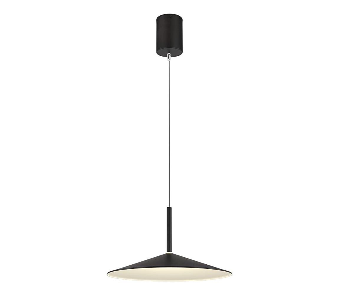 Globo 15635S - LED Lustr na lanku LAMPONE LED/18W/230V 4000K černá 15635S