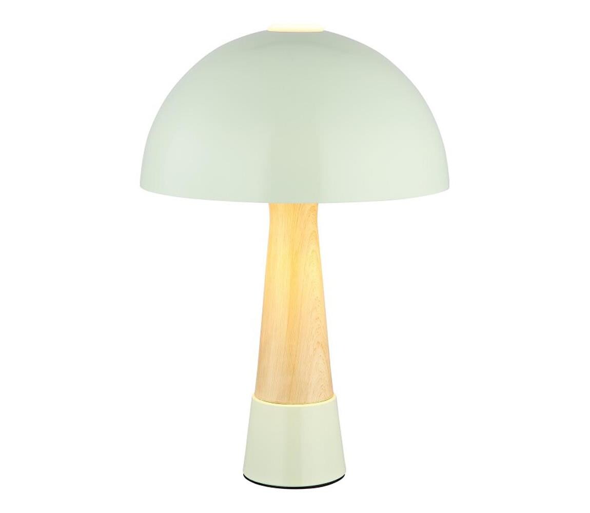 Globo 51570114 - Stolní lampa PAULIN 1xE27ILLU/40W/230V zelená 51570114