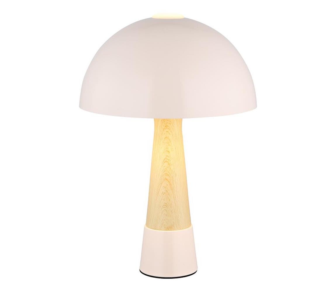 Globo 51570121 - Stolní lampa PAULIN 1xE27ILLU/40W/230V béžová 51570121