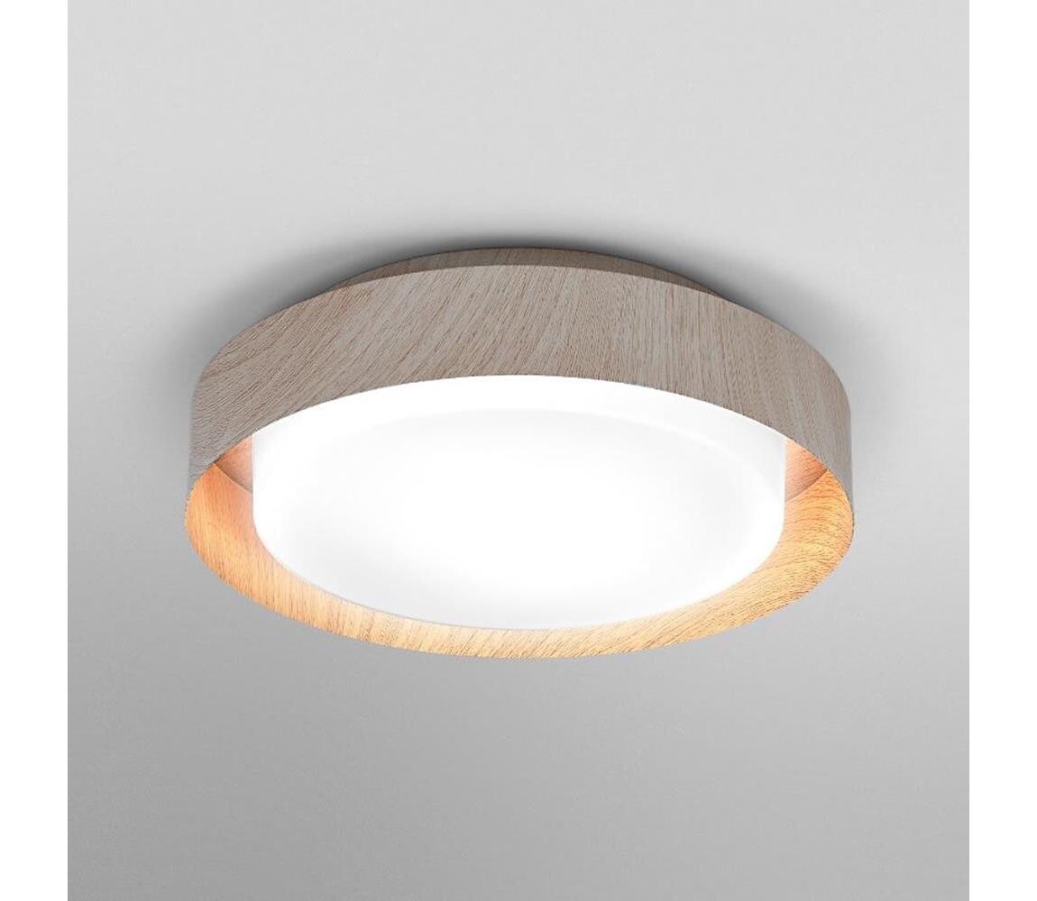 Osram - Stropní svítidlo ORBIS MADRID 2xE27/10W/230V pr. 29 cm dekor dřeva 4099854448515