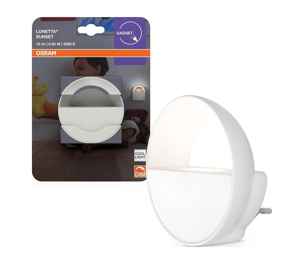 Osram - LED Stmívatelné noční světlo LUNETTA LED/0,65W/230V 4099854530715