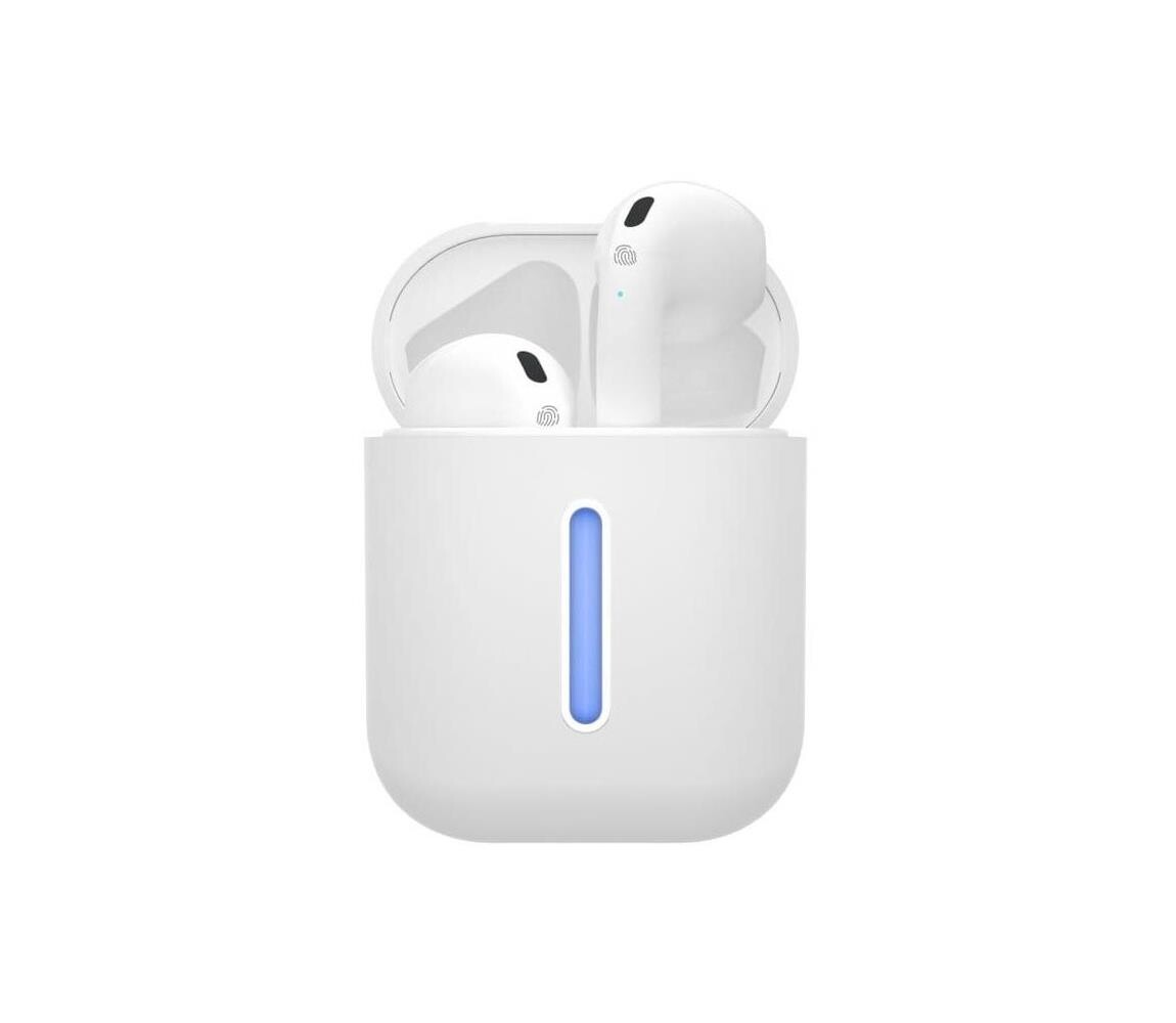 TESLA Electronics - Bezdrátová sluchátka bílá TESO00008