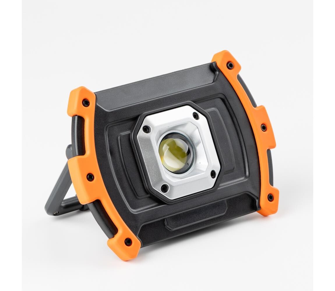 LED Stmívatelný nabíjecí reflektor LED/10W/5V USB 6500K IP44 FCL-80143