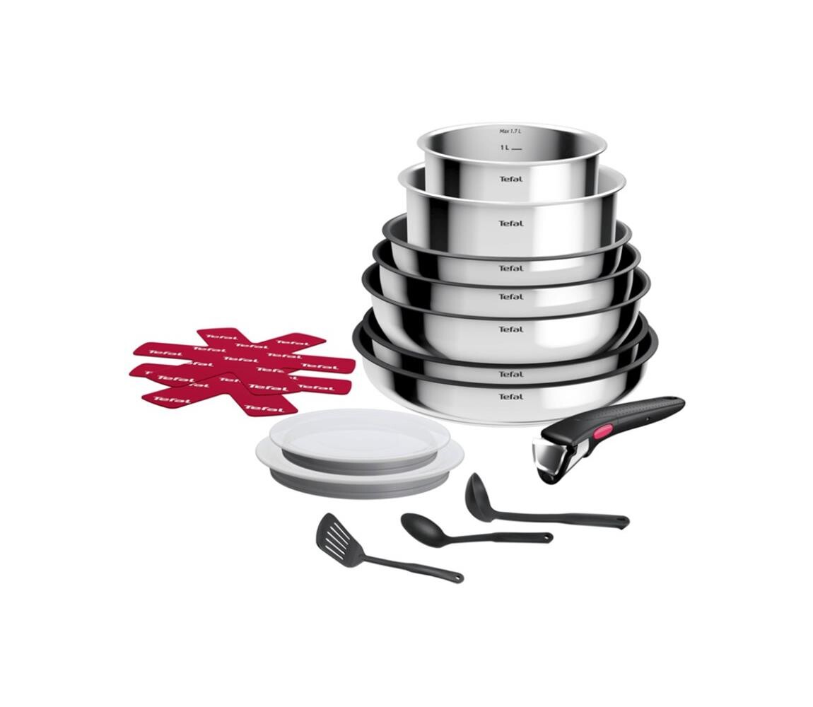 Tefal - Sada nádobí 15 ks INGENIO COOK nerez L881SF04