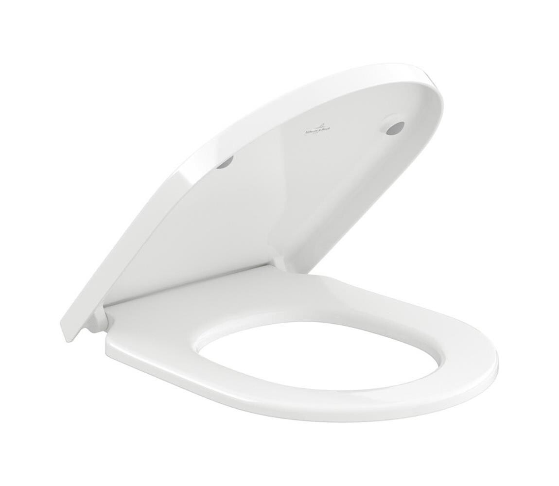 Villeroy & Boch 8M42S101 - Záchodové prkénko SoftClose SUBWAY 3.0 bílá 8M42S101