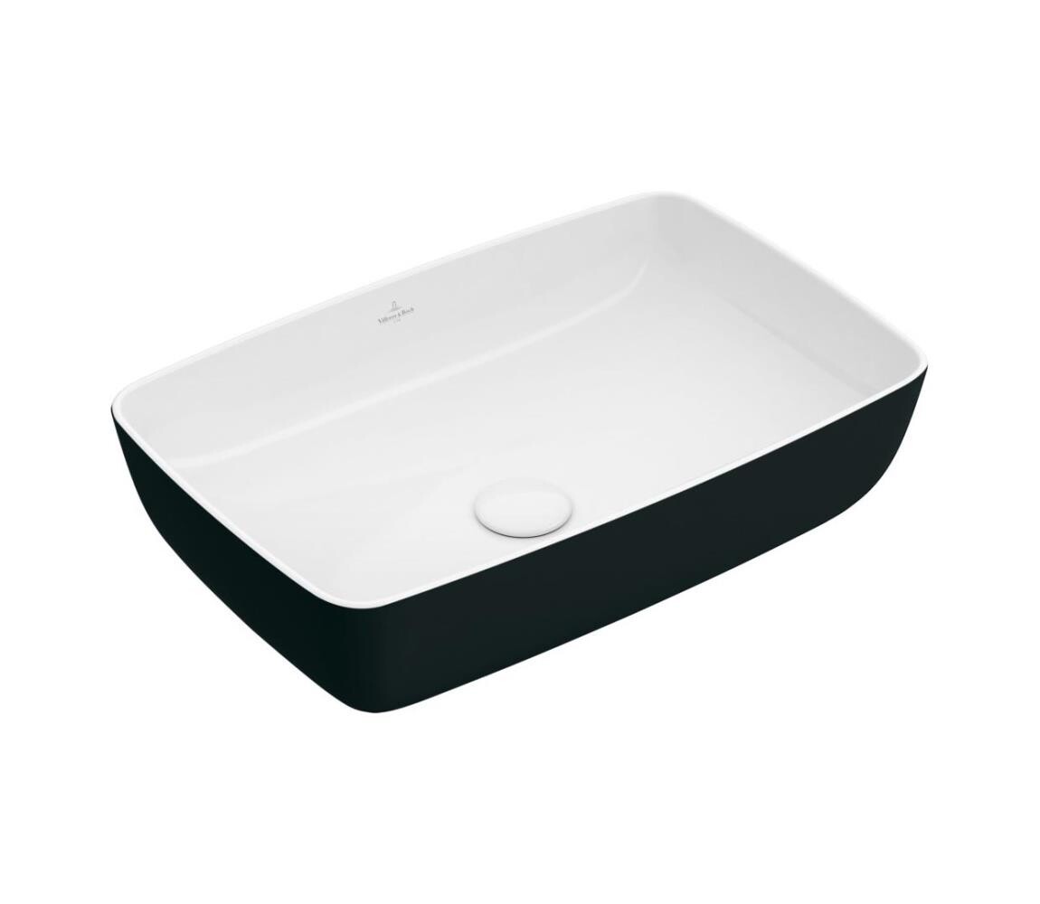 Villeroy & Boch 417258BCT8 - Umyvadlo na desku ARTIS 58x38,5 cm keramika/černá 417258BCT8