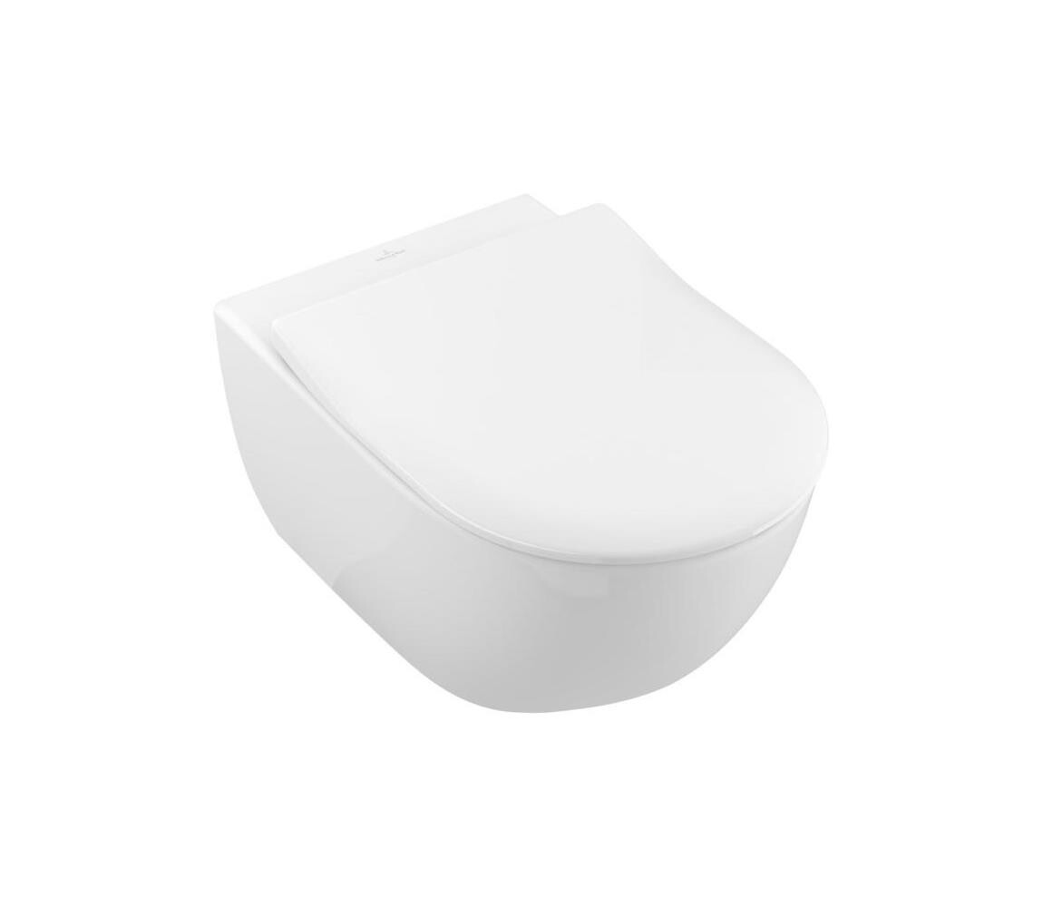 Villeroy & Boch 5614R201 -Závěsné WC s prk SoftClose SUBWAY keramika/bílá 5614R201