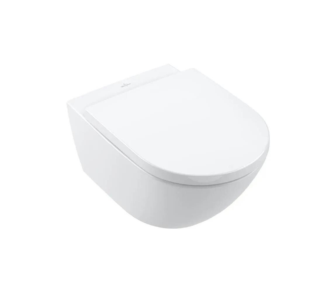 Villeroy & Boch 4670TS01 - Záv WC s prk SoftClose SUBWAY keramika/bílá 4670TS01