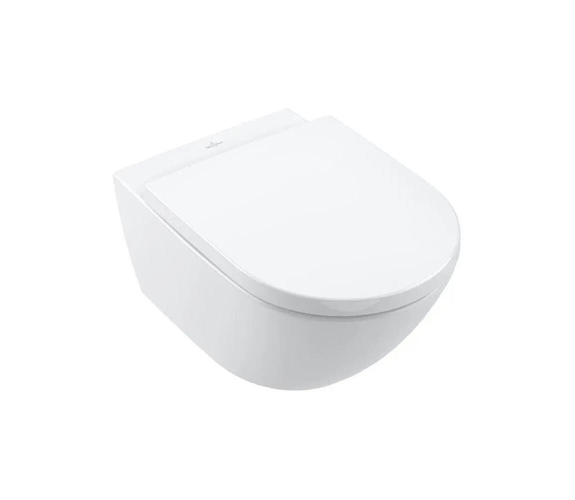 Villeroy & Boch 4670TSR1 - Záv WC s prkénkem SoftClose SUBWAY keramika/bílá 4670TSR1