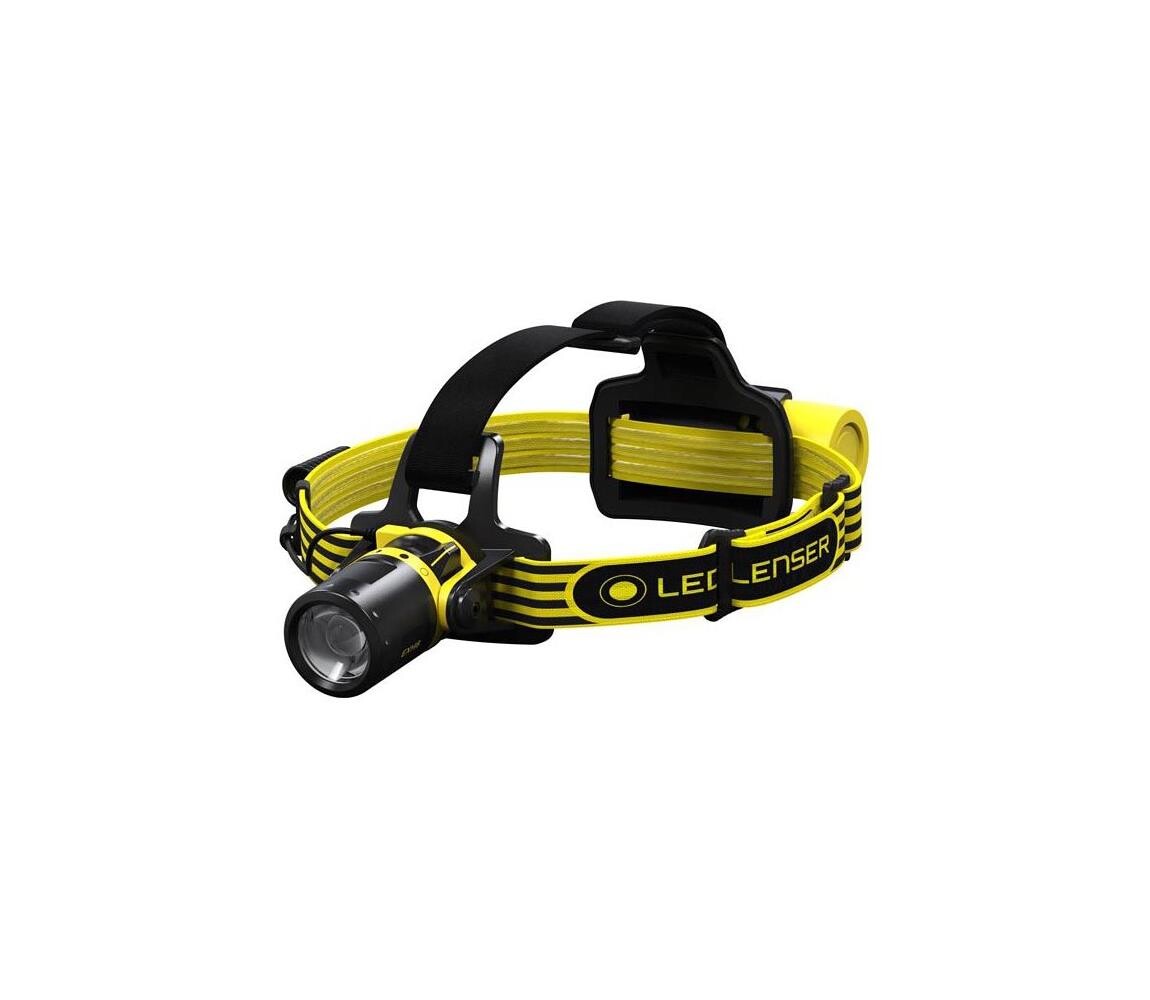 Ledlenser EXH8 - LED Stmívatelná čelovka LED/3xAA IP66 180 lm 40 h žlutá 501017