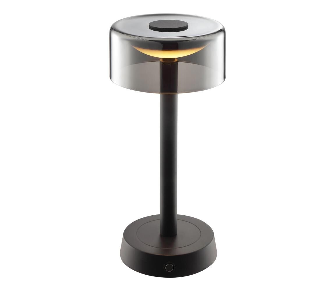 Brilliant - LED Stm nabíj dotyk stolní lampa RAZOR LED/2,5W/5V 2700K IP44 černá G60255/06