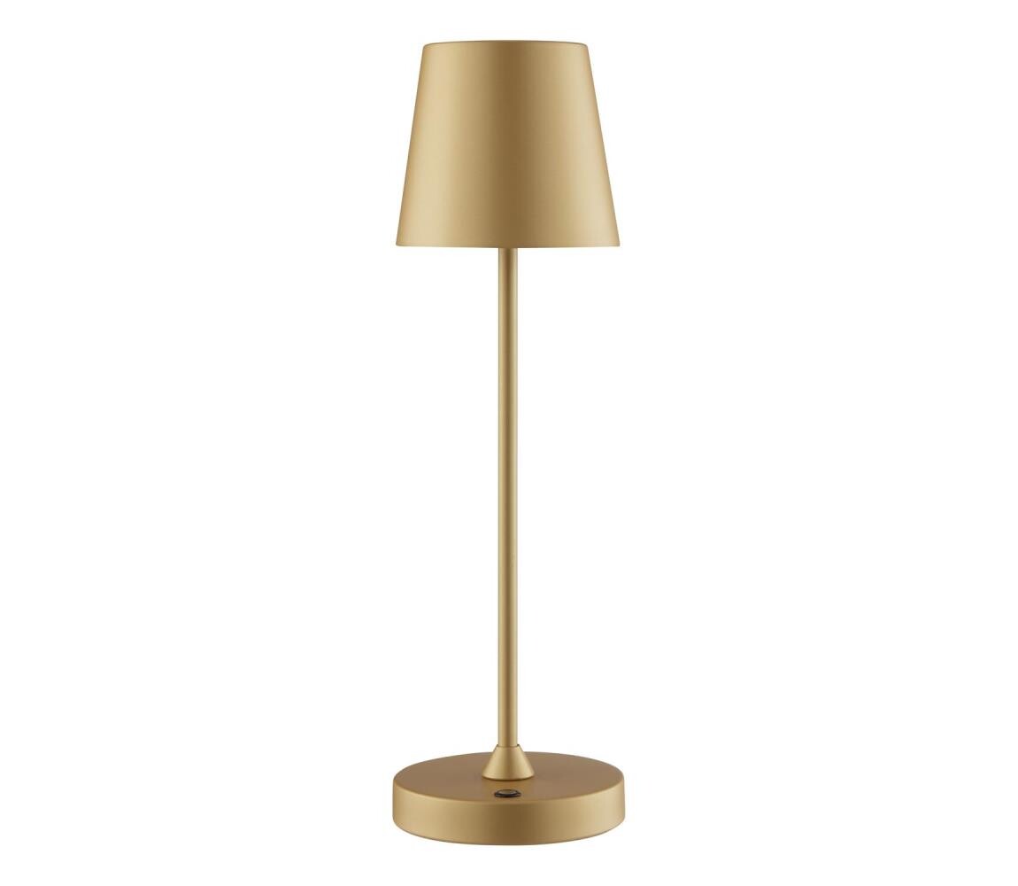 Brilliant - LED Stm nab dotyková stolní lampa ELORA LED/2,5W/5V 2700K IP44 zlatá G60245/16