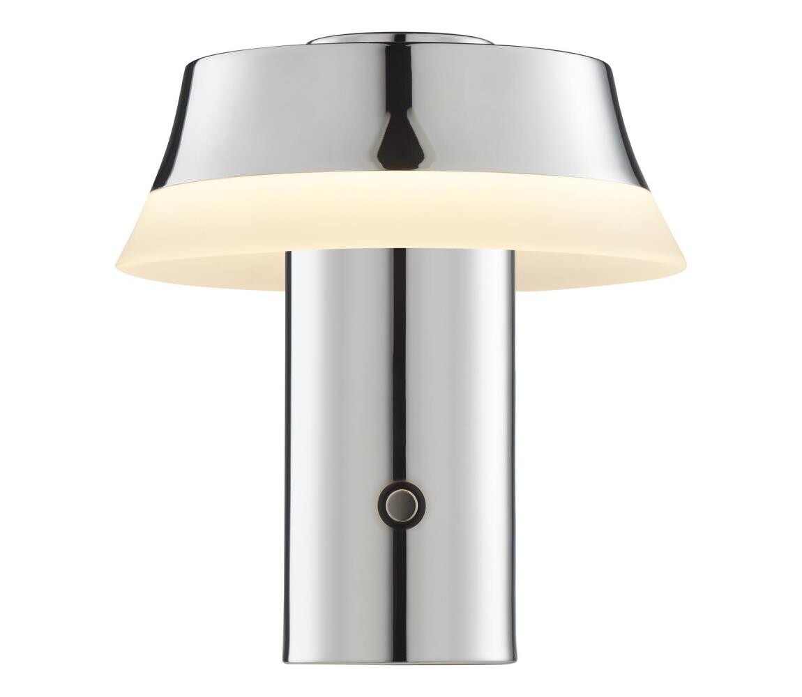 Brilliant - LED Stm nab dotyk stolní lampa KINICH LED/2,5W/5V 2700K lesklý chrom G60265/75