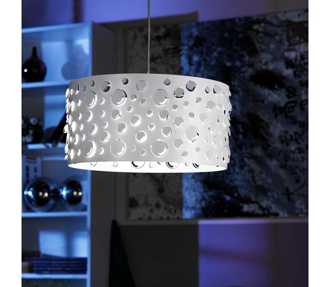 ONLI - Lustr na lanku BOLLICINE 1xE27/15W/230V bílá 4895/S