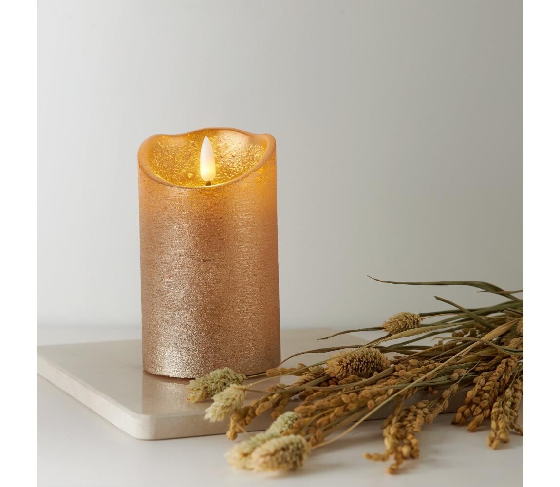 Eglo 411499 - LED Svíčka FLAMME RUSTIC LED/2xAA zlatá 411499