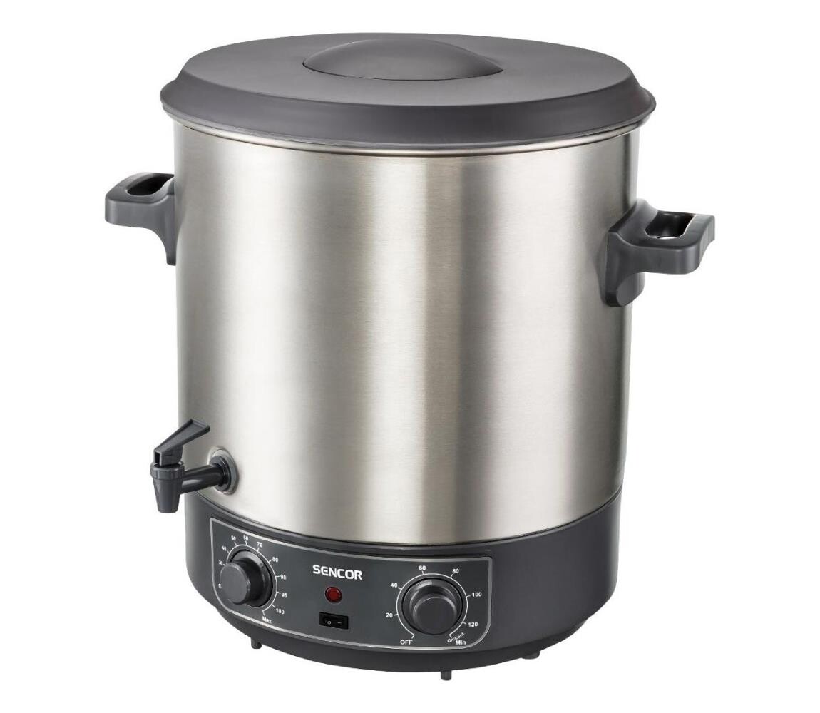 Sencor - Zavařovací hrnec 27 l 1800W/230V nerez/šedá 41009601