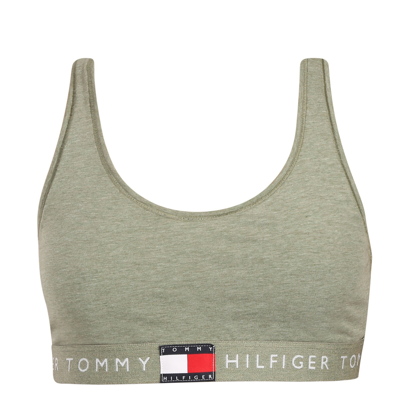 Dámská podprsenka Tommy Hilfiger zelená (UW0UW06221 M1O) XL