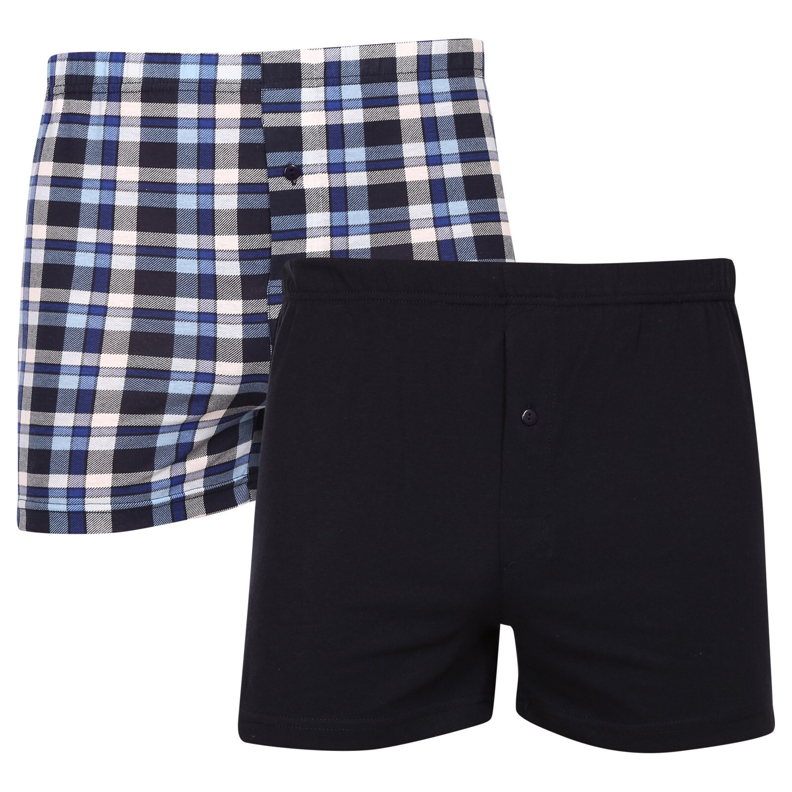 2PACK pánské trenky Molvy modré (MP-1065-BBU) L, trenýrky