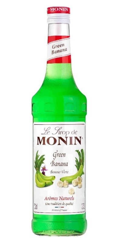 Monin  Banane Verte  French green banane flavored coctail syrup 0% 0,7l