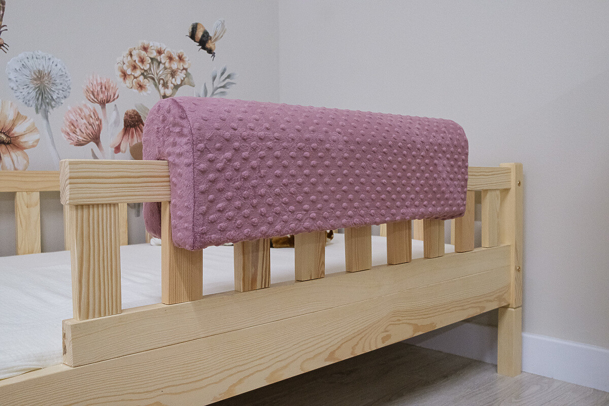 Chránič na postel Ourbaby - starorůžová 50 cm