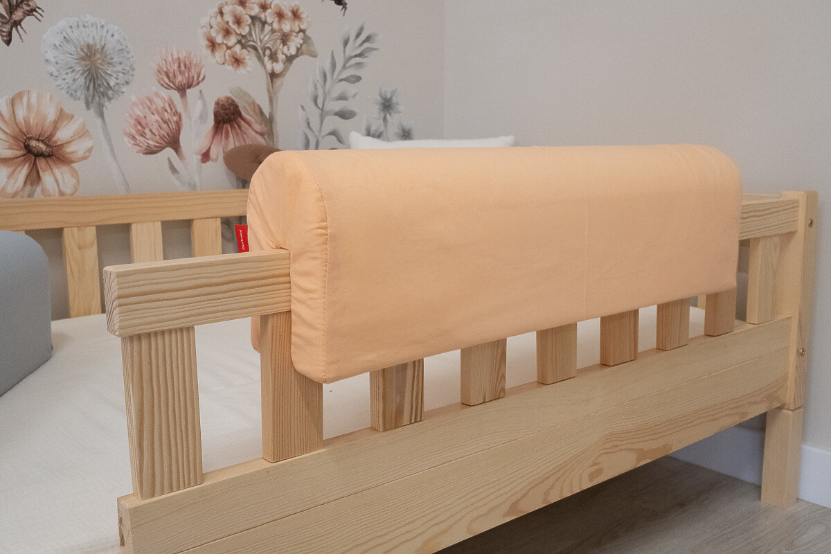 Chránič na postel Ourbaby - Jersey - Broskvový 50 cm