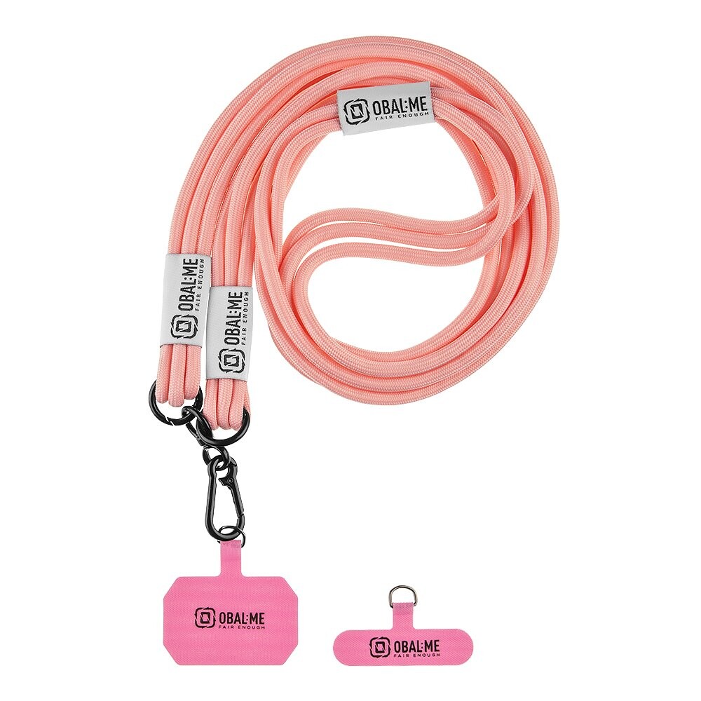 Popruh OBAL:ME NeckTag Trio na Telefon Pink